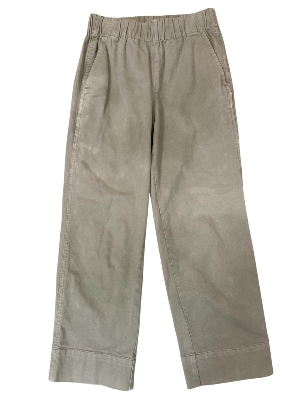 J. Crew Astrid Wide Leg Chino Pant Green / Pale Cypress XS